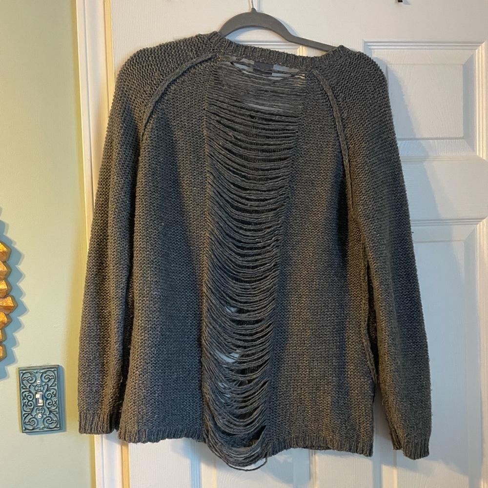 Gray sweater